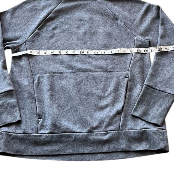 Fabletics Women’s Gray Turtleneck Sweatshirt, Size M - Picture 5 of 6